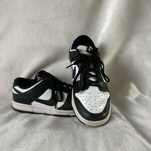 Nike Black and White Women's Sneakers Panda Dunks